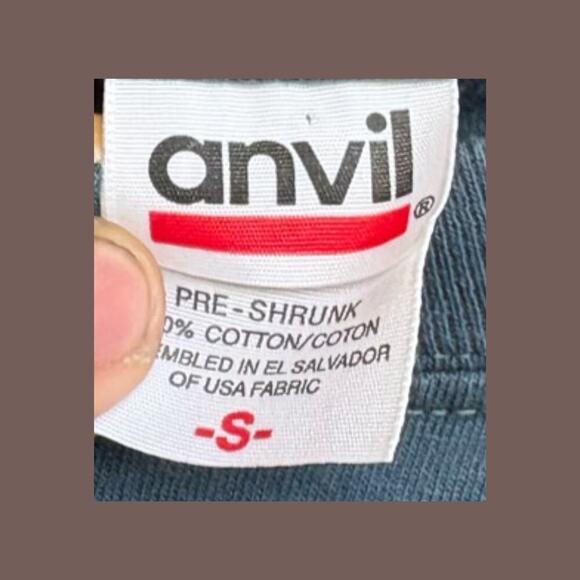 Joshua Tree Graphic Tee | Slate Blue Cotton | Size S | Vintage - Picture 3 of 4